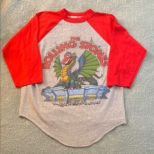 Vintage and Collectible Rolling Stones Original Concert Tee 1981